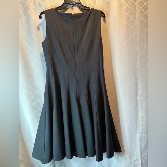 Grey Sleeveless Flared Jessica Dress - Picture 7 of 10